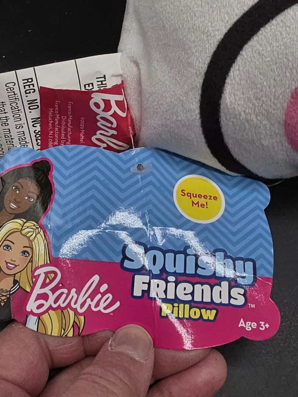 Barbie Roller Skate Decorative Toss Pillow Plush New W/ Imperfections SEE